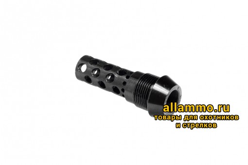 Реактивный ДТК BRT Dual Brake T24 для Orsis (62мм, внутренняя резьба M16x1R, наружная резьба 24х1,5R) Реактивный ДТК BRT Dual Brake T24 для Orsis (62мм, внутренняя резьба M16x1R, наружная резьба 24х1,5R)